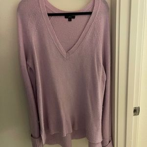 Screw Lilac V Neck Sweater Size L